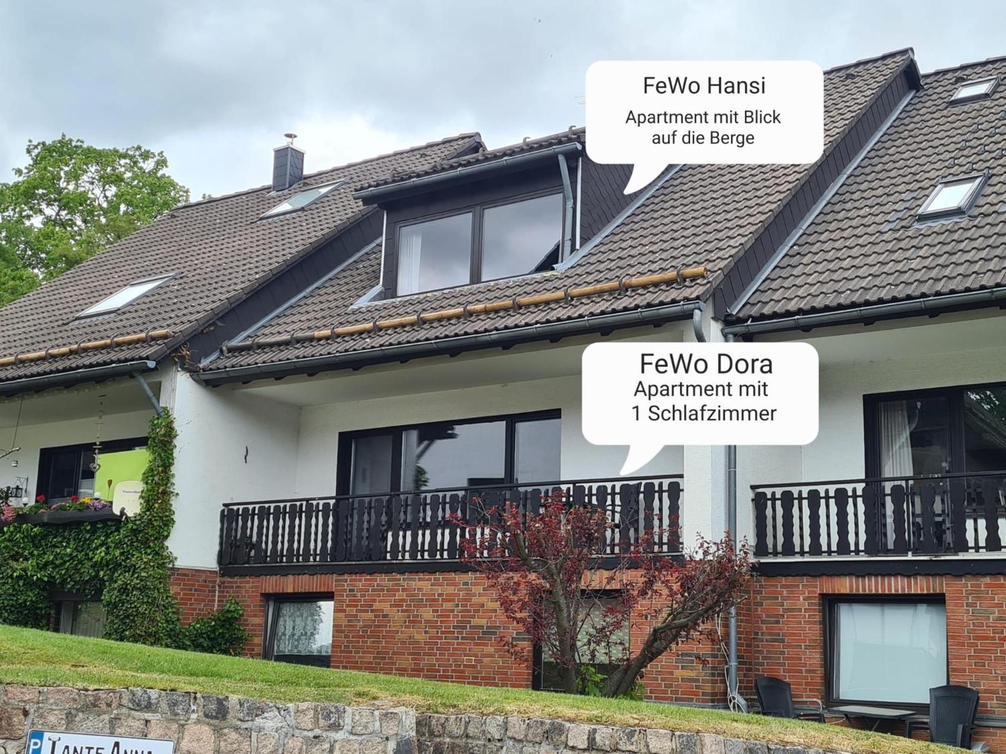 Ferienwohnungen Dora Und Hansi ブラウンラーゲ エクステリア 写真